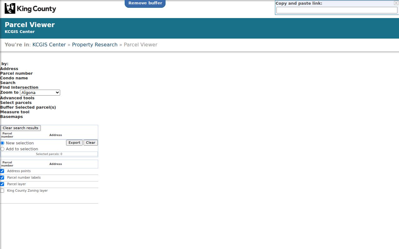 Burien people search using King County Parcel Viewer